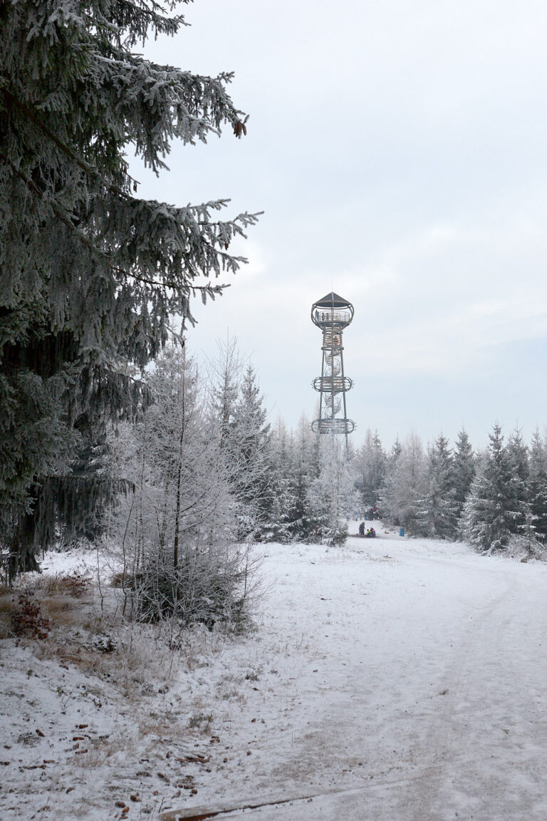 Novoroční procházka, rozhledna Cibulka, 1.1.2025